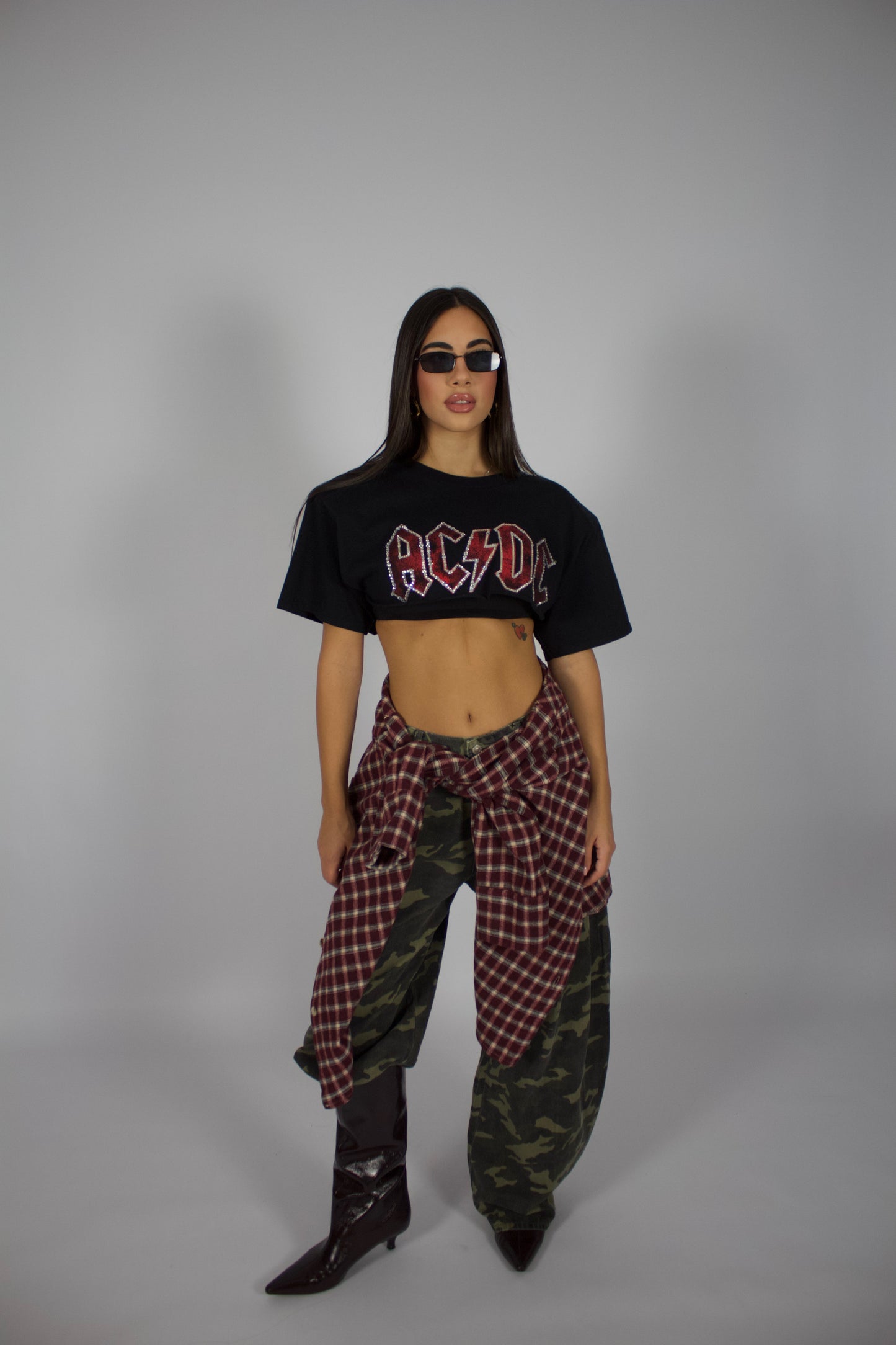 maglia LIGHT crop acdc