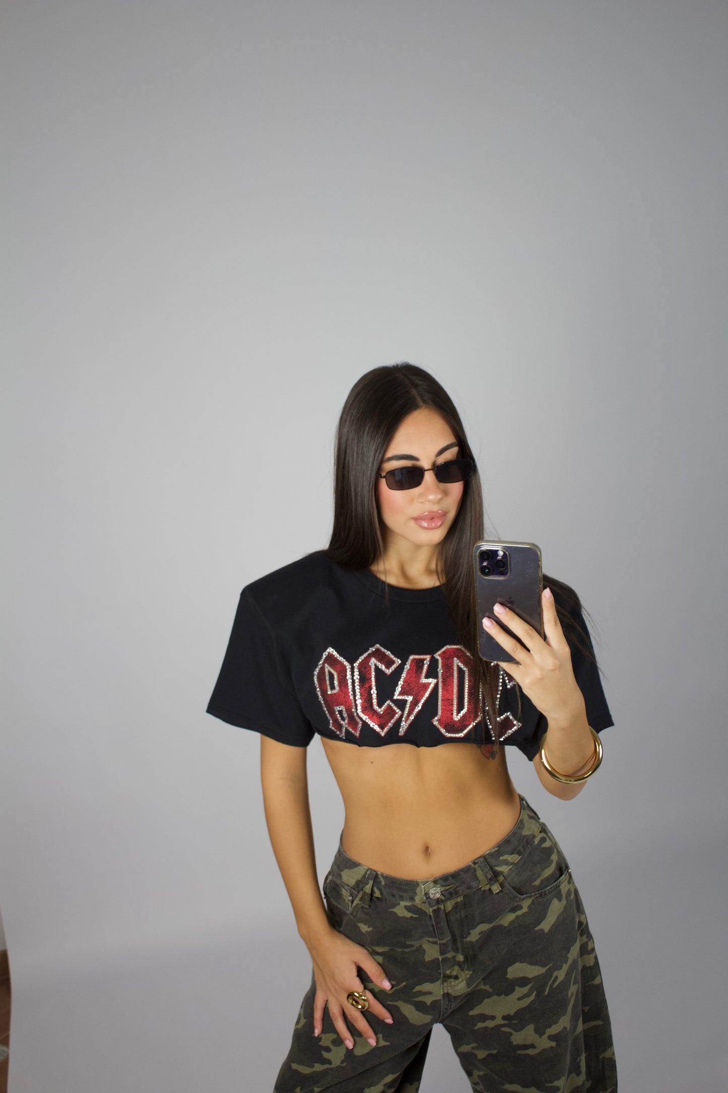 maglia LIGHT crop acdc