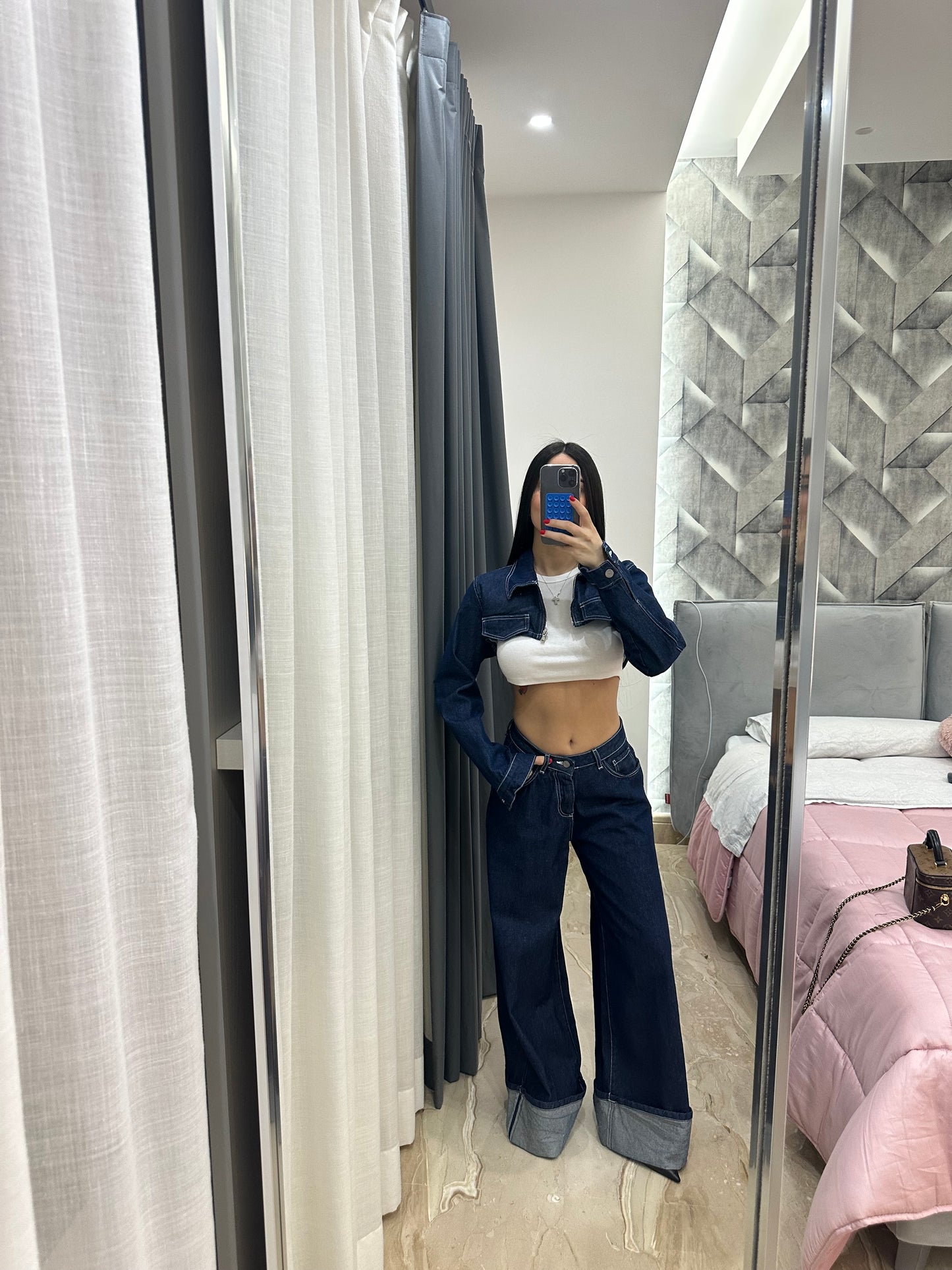 coordinato denim blue