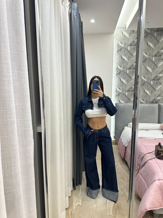 coordinato denim blue