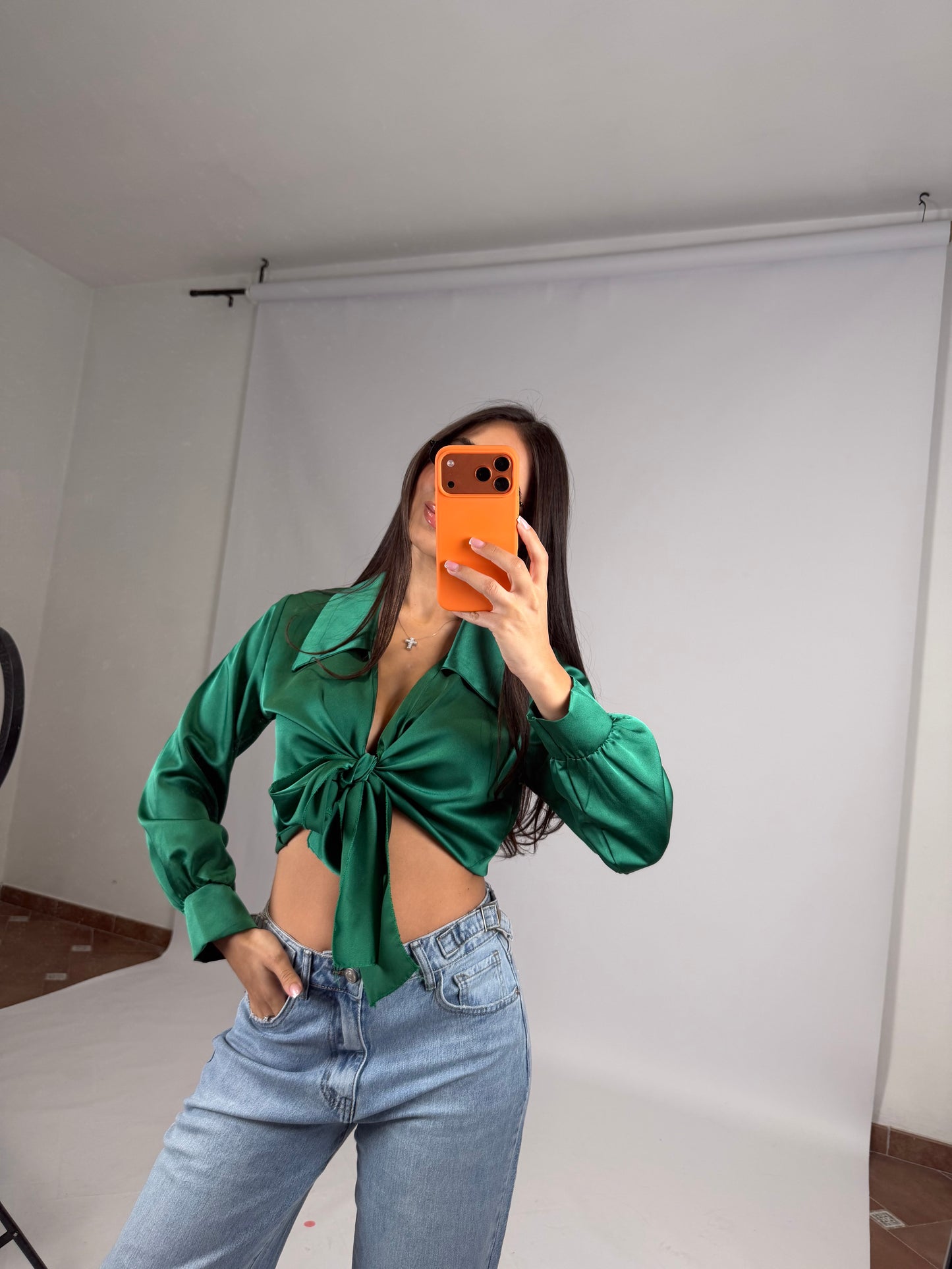 camicia verde