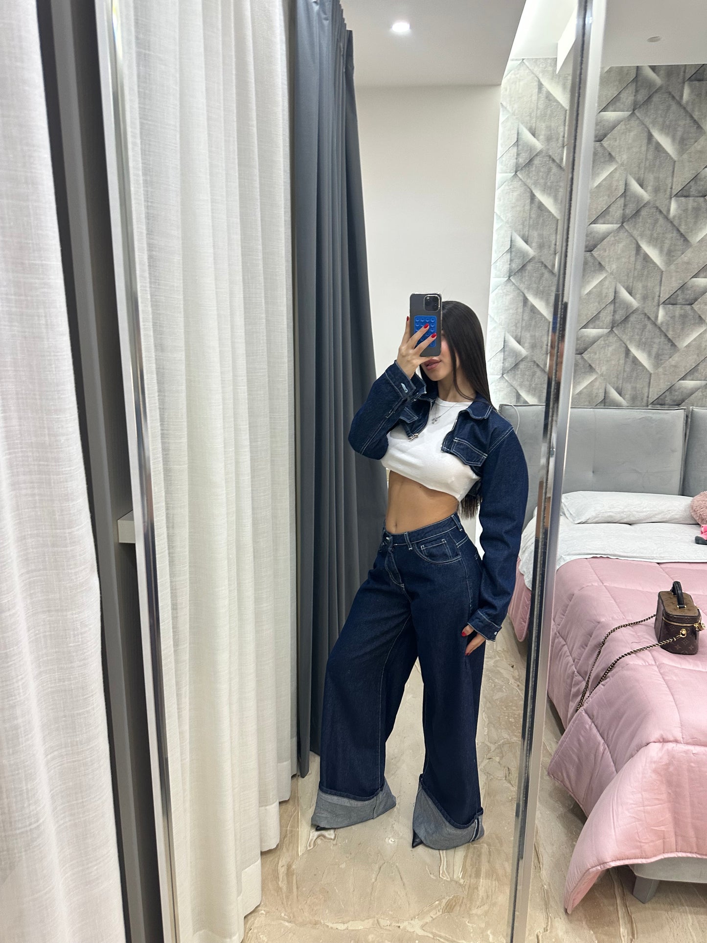 coordinato denim blue