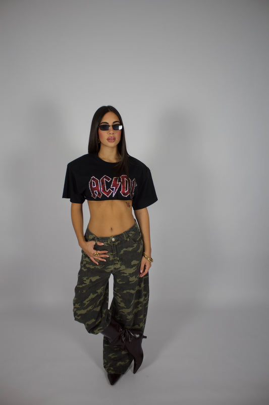 maglia LIGHT crop acdc