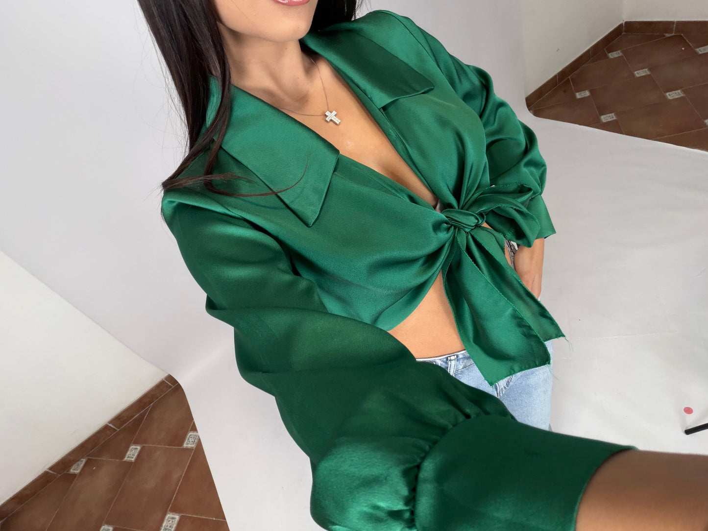 camicia verde