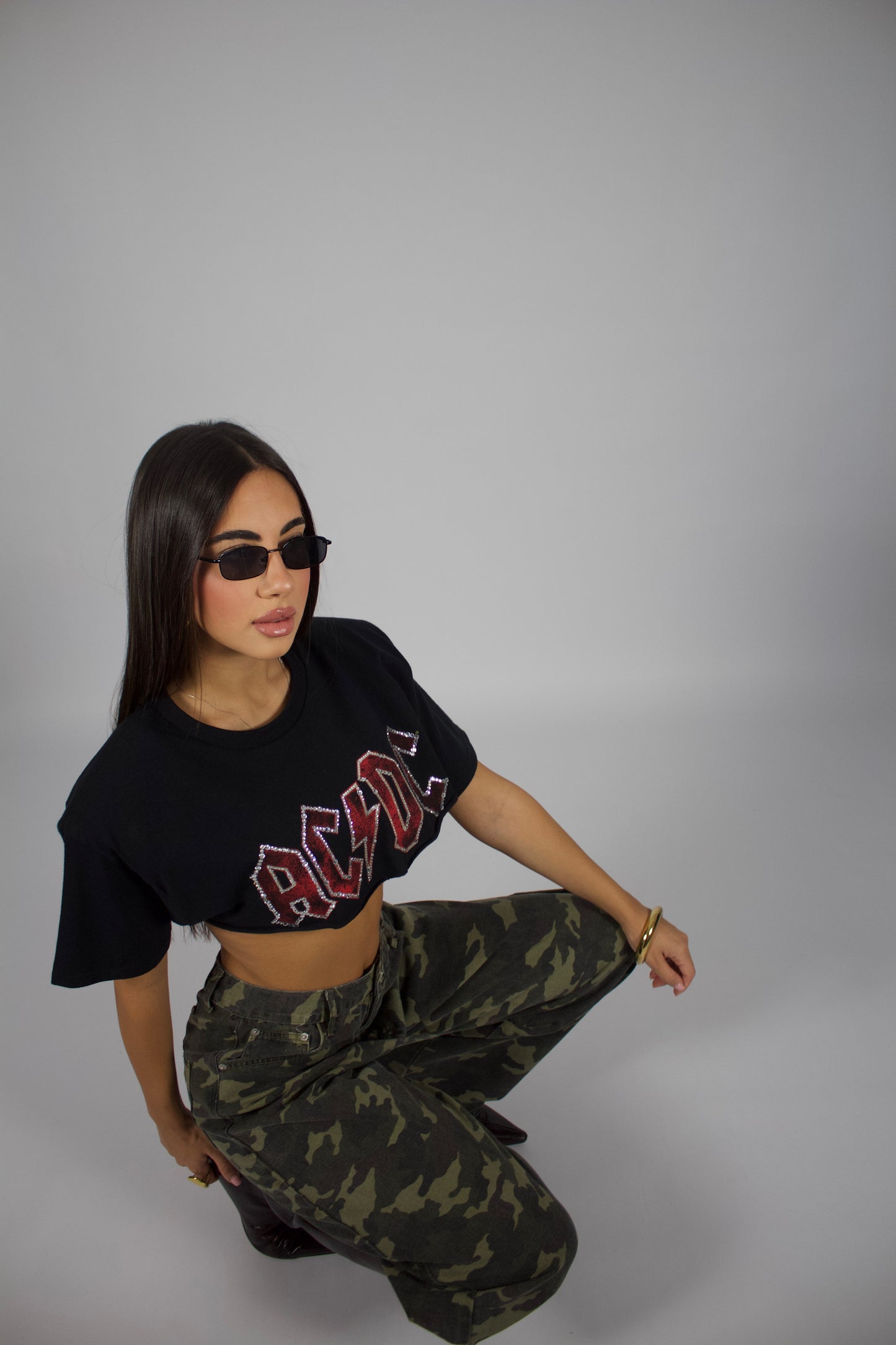 maglia LIGHT crop acdc